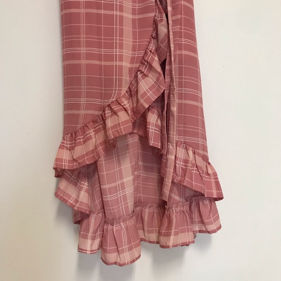 NWT Leticia Plaid Wrap Dress - Picture 7 of 12